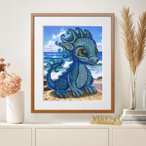 Схема для вишивки бісером "Водяний дракон" (А4Н-583)