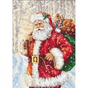 B575 Дід Мороз. Luca-S. Набір для вишивки нитками