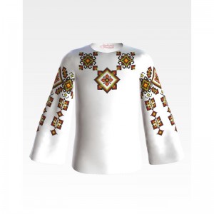 Заготовка дитячої вишиванки на 1-3 років "Намисто" для вишивки бісером (БД092кБ28нн)