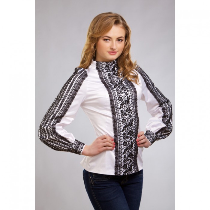 Заготовка жіночої вишиванки "Сокальська сучасна" для вишивки бісером (БЖ082кБнннн)