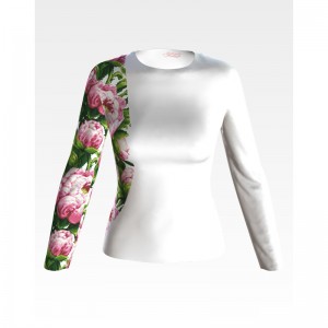 Заготовка жіночої вишиванки "Пишні піони" для вишивки бісером (БЖ188кБнннн)