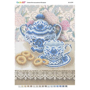 БС-3279 Гжель I. Схема для вишивки бісером