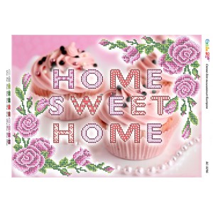БС-3296 Home, sweet home. Схема для вишивки бісером