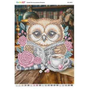 БС-3473 Сова ІІІ (частк. вишивка). Схема для вишивки бісером