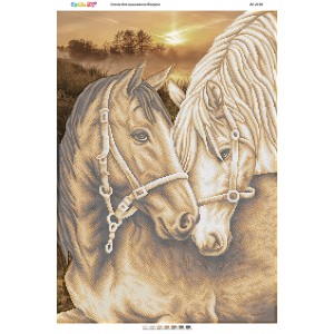 БС-2110 Літній світанок (частк. вишивка). Схема для вишивки бісером