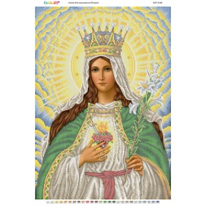БСР-2146 Непорочне серце Марії. Схема для вишивки бісером