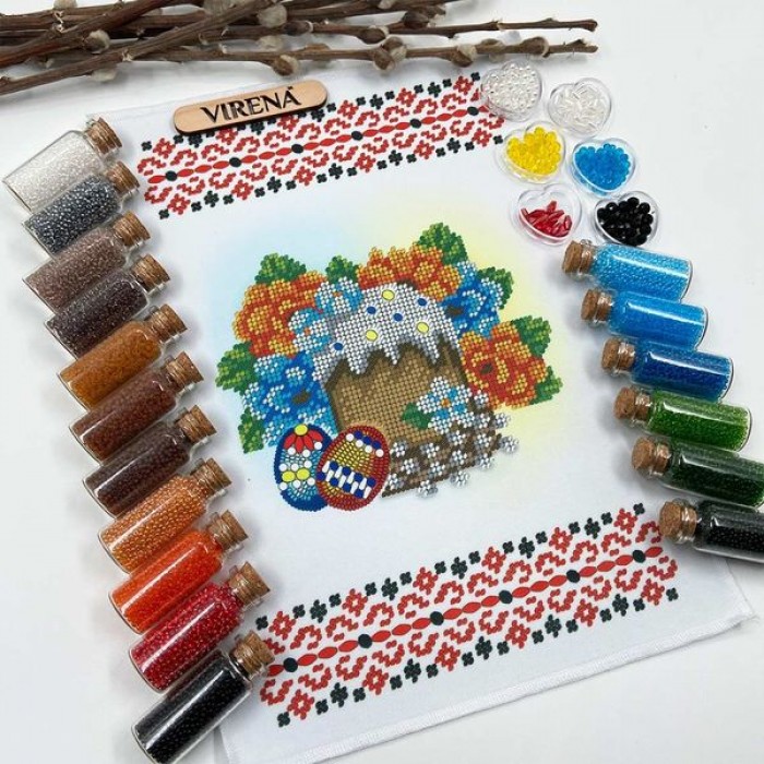 Рушник Великодній великий на кошик РКВ-084 (РКВ-084)