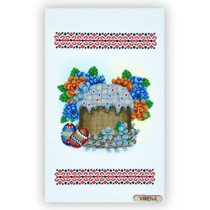 Рушник Великодній великий на кошик РКВ-084 (РКВ-084)