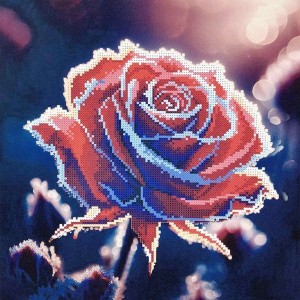 Квадрат "Троянда на морозі" КВ 3014 (КВ 3014)