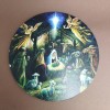 Органайзер для бісеру з дерев'яною кришкою на 32 пронумерованих комірки з кольоровим друком (060394)