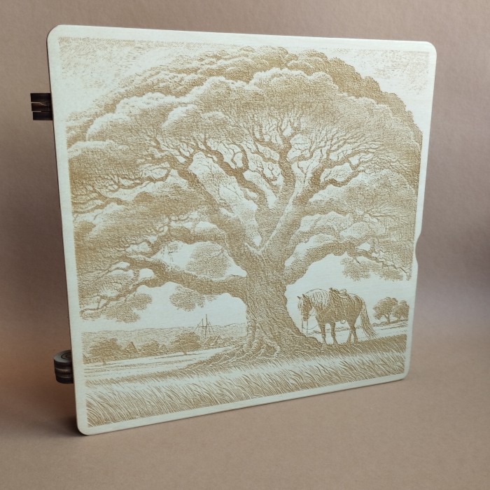 Дерев'яний органайзер для бісеру Книжка на 60 комірок (060535к)