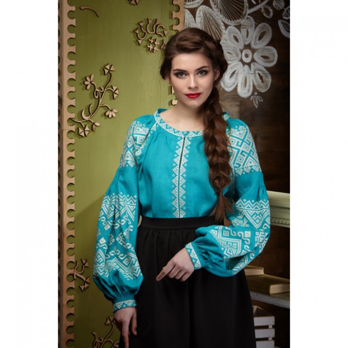 Заготовка жіночої блузки БОХО "Намисто" (ЖЕ003лЗнннн_027_017)