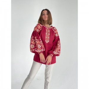 Заготовка жіночої блузки БОХО "Весільна" (ЖЕ007лРнннн_016_023)