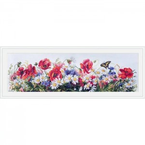 К-163 Польові красуні. Мережка. Набір для вишивки хрестиком на Aida 16