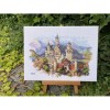 К-201В Замок Нойшванштайн. Мережка. Набір для вишивки хрестиком на рівномірці