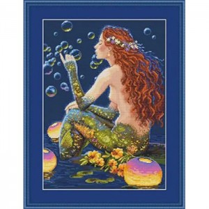 К-46 Бульбашки. Мережка. Набір для вишивки хрестиком на Aida 16