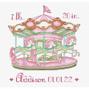 L8046 Дитяча карусель. Letistitch. Набір для вишивки хрестиком