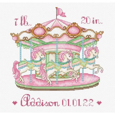 L8046 Дитяча карусель. Letistitch. Набір для вишивки хрестиком