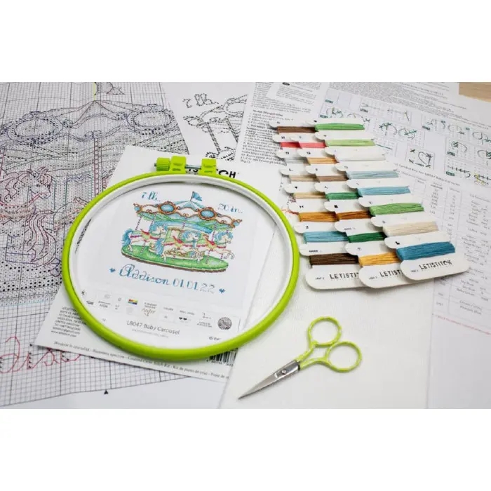 L8047 Дитяча карусель. Letistitch. Набір для вишивки хрестиком