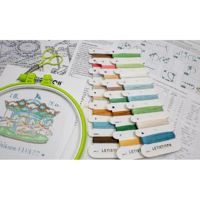 L8047 Дитяча карусель. Letistitch. Набір для вишивки хрестиком