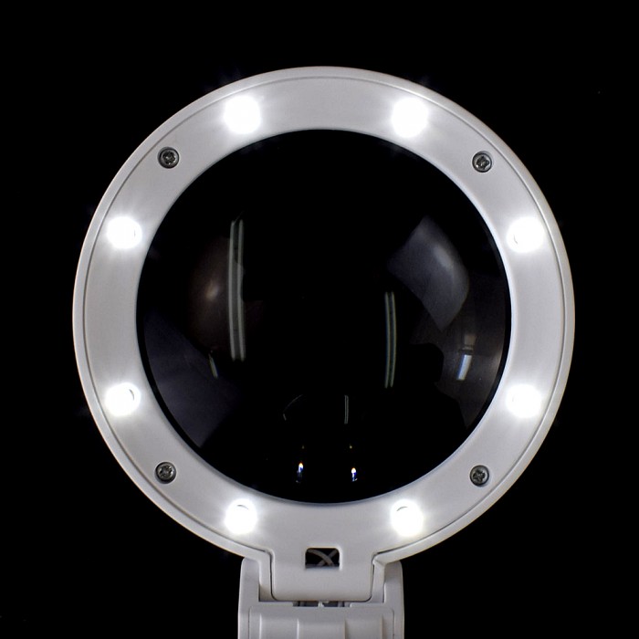 Лупа складна з LED-підсвічуванням NO.FS75RC