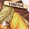Картина для вишивки бісером "Дівчинка з котом. Осінь" А4Н-605 (А4Н-605)