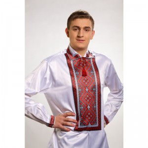 Заготовка чоловічої вишиванки "Вогняна" для вишивки бісером (СЧ015кБнннн)