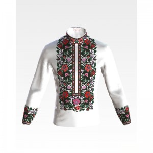 Заготовка чоловічої вишиванки "Борщівська старовинна" для вишивки бісером (СЧ036кБнннн)