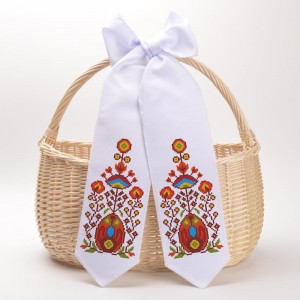 Схема Великодній бант для вишивки бісером і нитками на тканині (ТР-814)