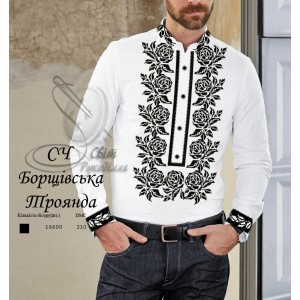Заготовка на чоловічу сорочку "Борщівська троянда"