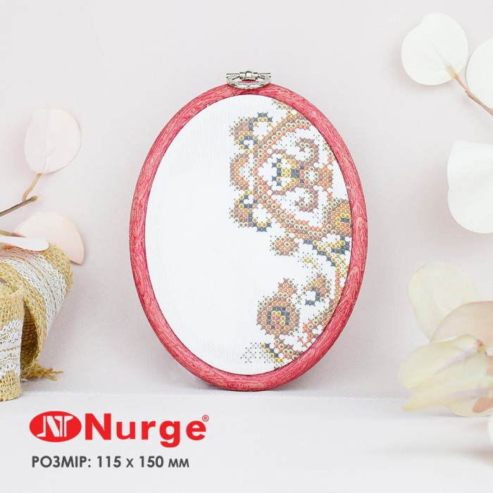 П'яльця Nurge овальні каучукові з підвісом 230-7 (115х150 мм.)