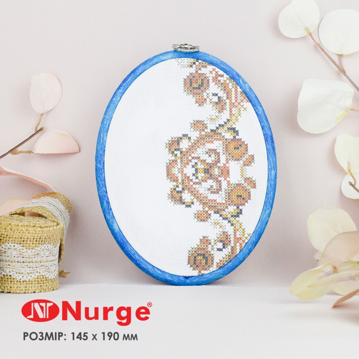П'яльця Nurge 230-8 (145х190 мм.) блакитні