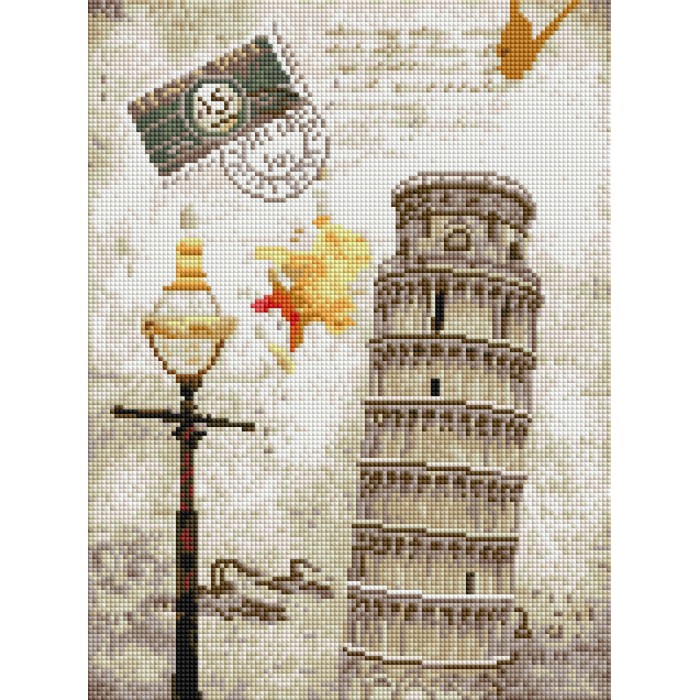 Алмазна мозаїка ColorArt 30х40 "Пізанська вежа" ST1004-1