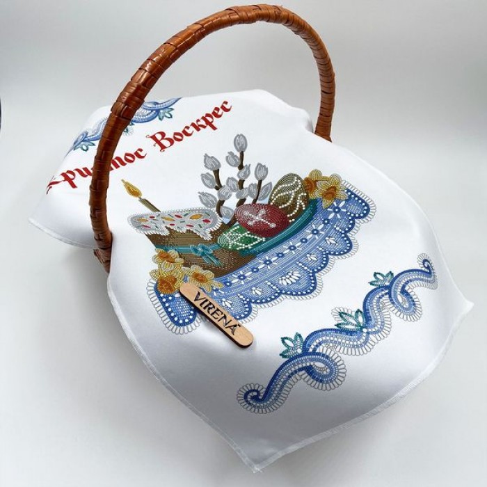 Рушник для вишивки бісером на пасхальний кошик РКВ-080 (РКВ-080)