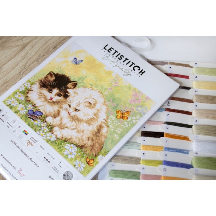 LETI 954 Summer play time. Набір для вишивки хрестиком LetiStitch