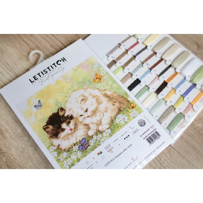 LETI 954 Summer play time. Набір для вишивки хрестиком LetiStitch