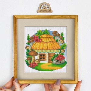 Набір для вишивки хрестиком «Українська хатинка. Вересень» (VC-009)