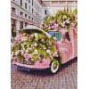 Алмазна мозаїка ColorArt "Автомобіль у квітах" 30х40 ST469