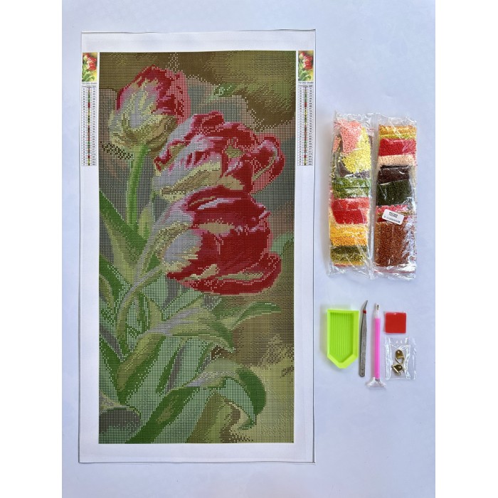 Алмазна мозаїка 30x60 "Букет тюльпанів" TS1302