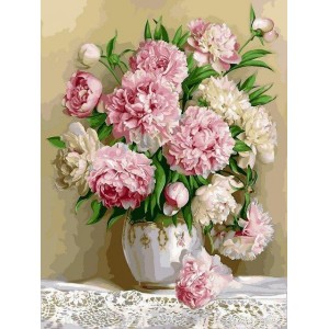 Набір для алмазної мозаїки ColorArt 40х50 "Піони" SP046