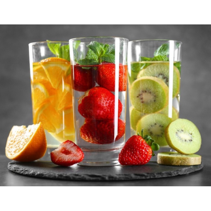 Алмазна мозаїка 30х40см "Коктейлі" ST486