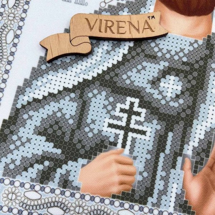 Cв. Муч. Богдан в сріблі А4Р-668 (А4Р-668). Схема для вишивки бісером