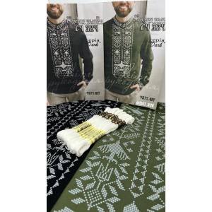 СЧ Dark 324 (СвР) Заготовка чоловічої сорочки для вишивки