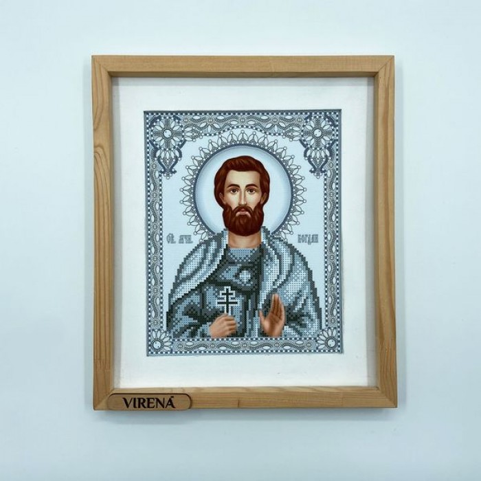 Cв. Муч. Богдан в сріблі А4Р-668 (А4Р-668). Схема для вишивки бісером