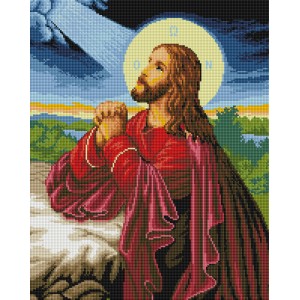 Набір для алмазної мозаїки Ікона ColorArt "Ісус на Оливковій горі" 40х50см SP014