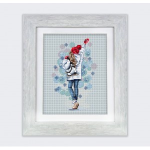 Набір для вишивки N094 "Закохана в зиму"