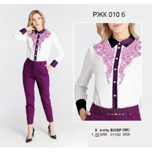 Жіноча комбінована сорочка РЖК-010Б. Заготовка під вишивку
