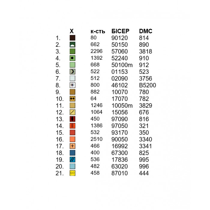 Рушник на ікону (весільний) РВ-087. Для вишивки бісером або нитками