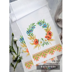 Рушник на ікону (весільний) РВ-087. Для вишивки бісером або нитками