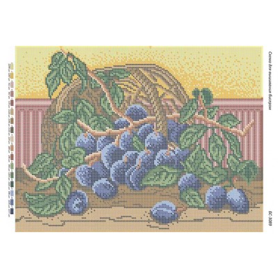 БС-3089 Натюрморт. Схема для вишивки бісером